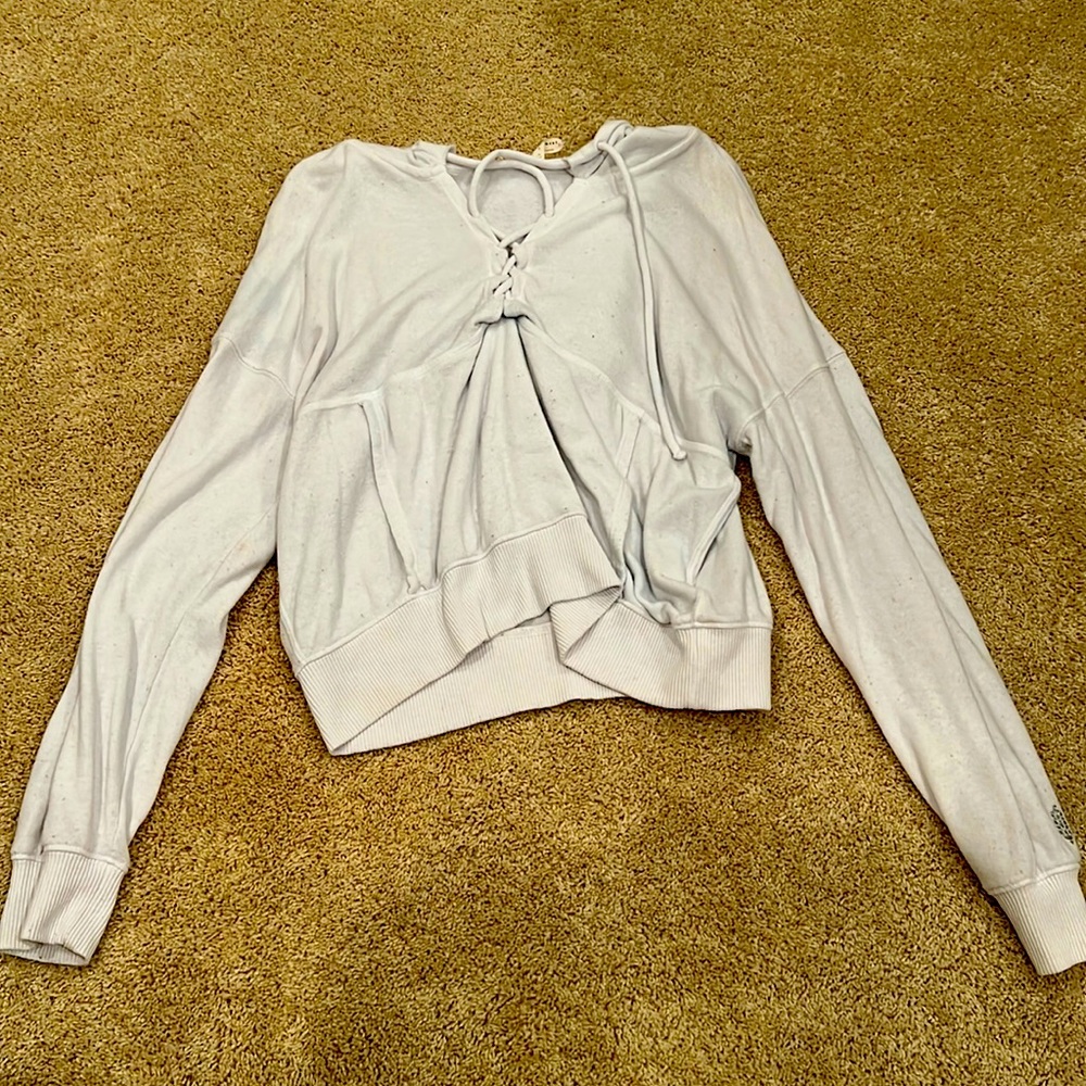 White Free People movement jacket